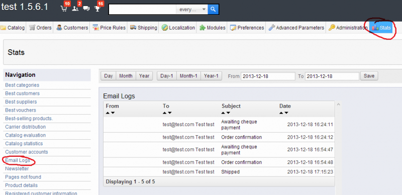 Email logs for prestashop - Image 2
